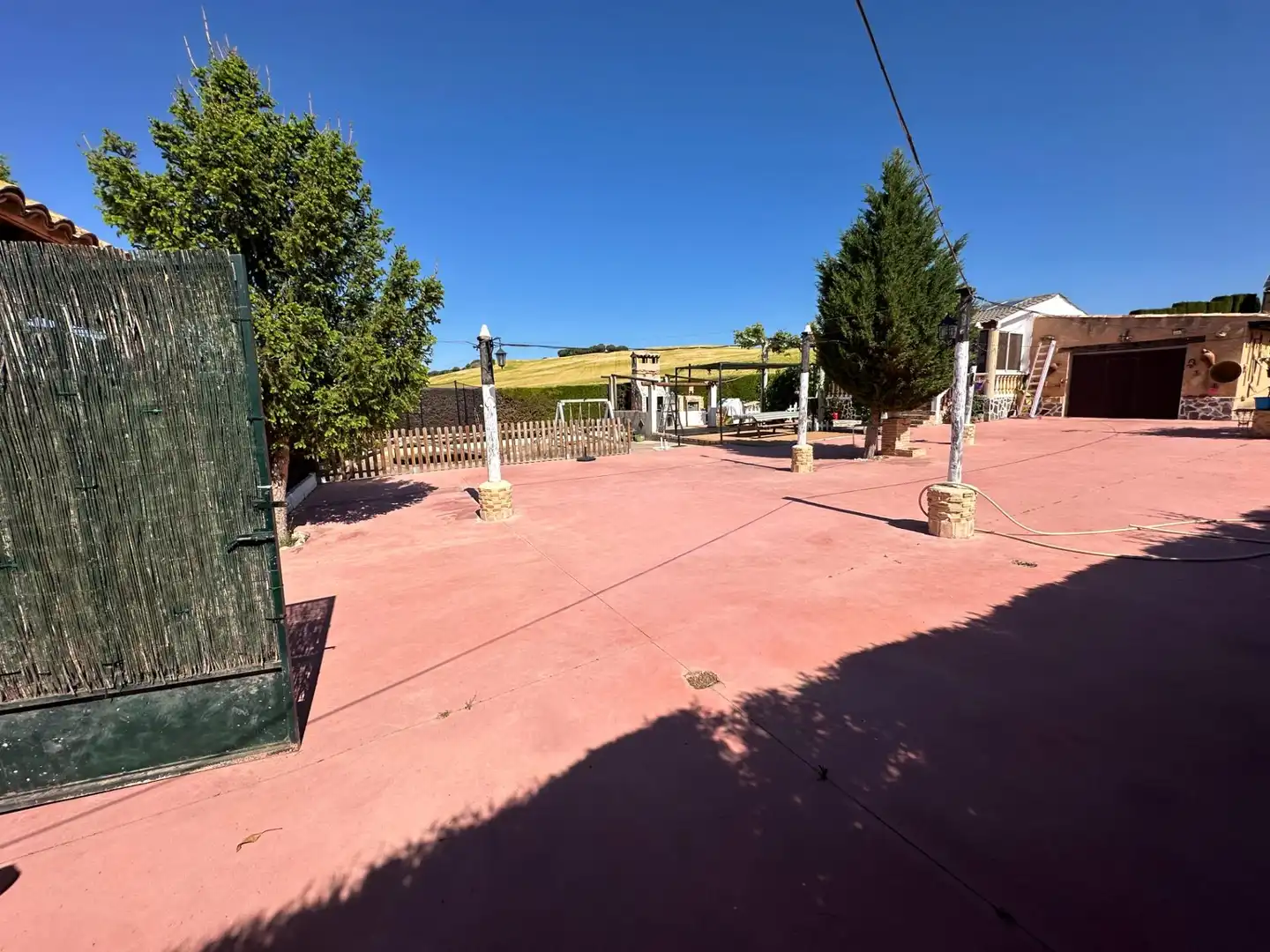 Exterior view of Houses for sale in Villar de Olalla  with Air Conditioner, Heating and Private garden