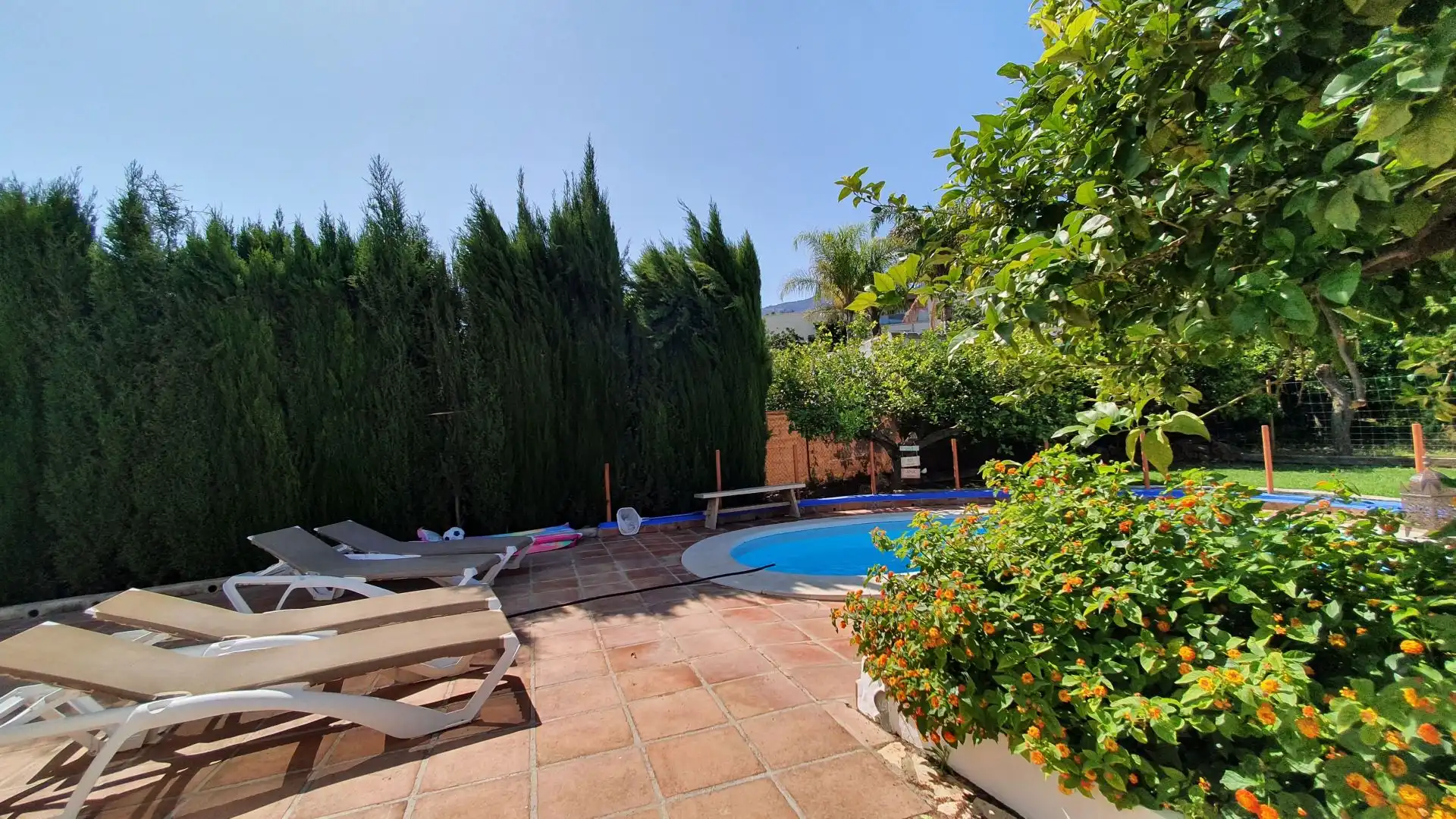 Jardín de Finca rústica en venta en Alhaurín El Grande con Piscina