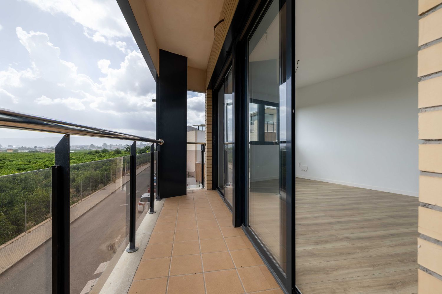 Terraza de Piso de alquiler en  Murcia Capital con Calefacción, Trastero y Piscina comunitaria