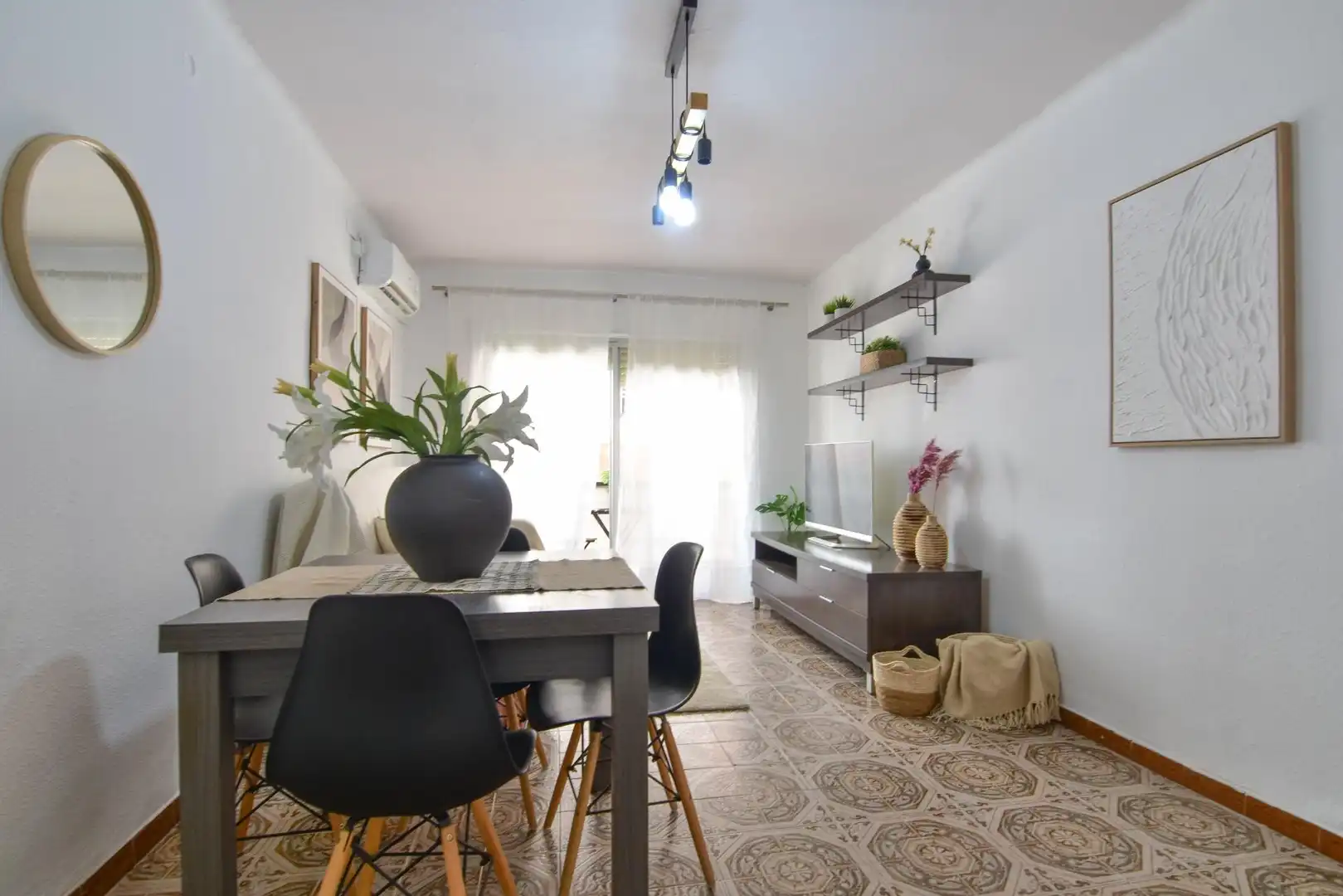 Sala d'estar de Pis en venda en Alboraya amb Aire condicionat, Traster i Balcó