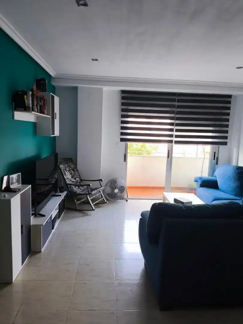 Sala d'estar de Pis per a compartir en Almansa amb Moblat, Forn i Rentadora