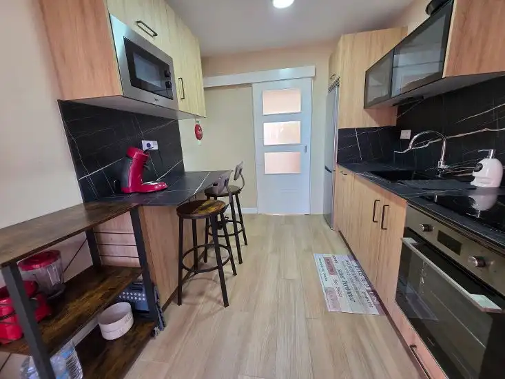 Kitchen of Flat for sale in La Manga del Mar Menor  with Furnished, Alarm and Community pool