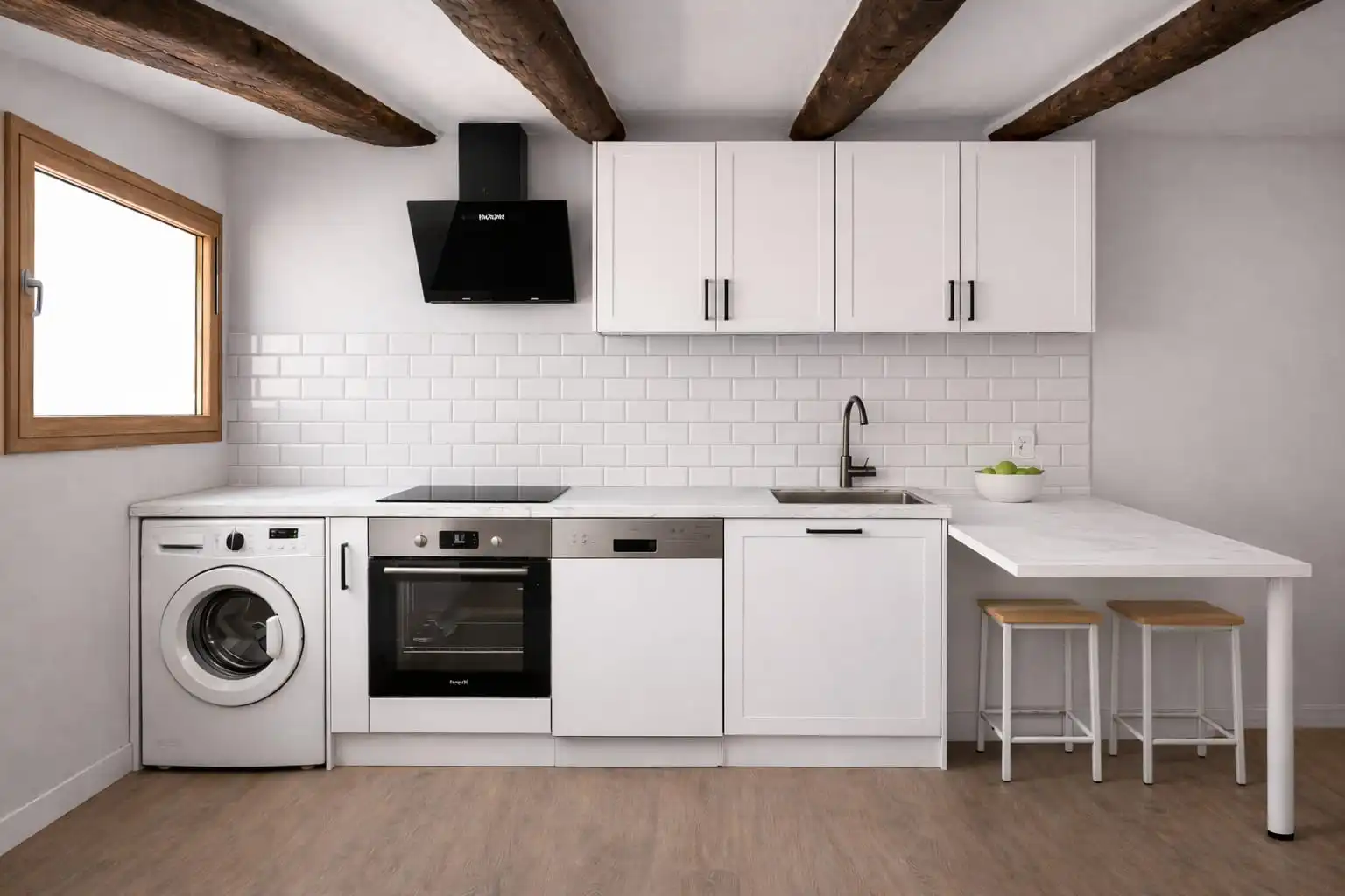 Kitchen of Apartments for rent in Zaragoza  with Heating, Parquet flooring and Furnished