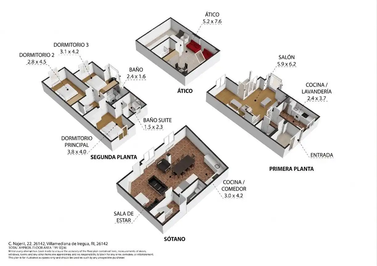 Adossat amb piscina en venda a Najeril 22-26, imagen 47