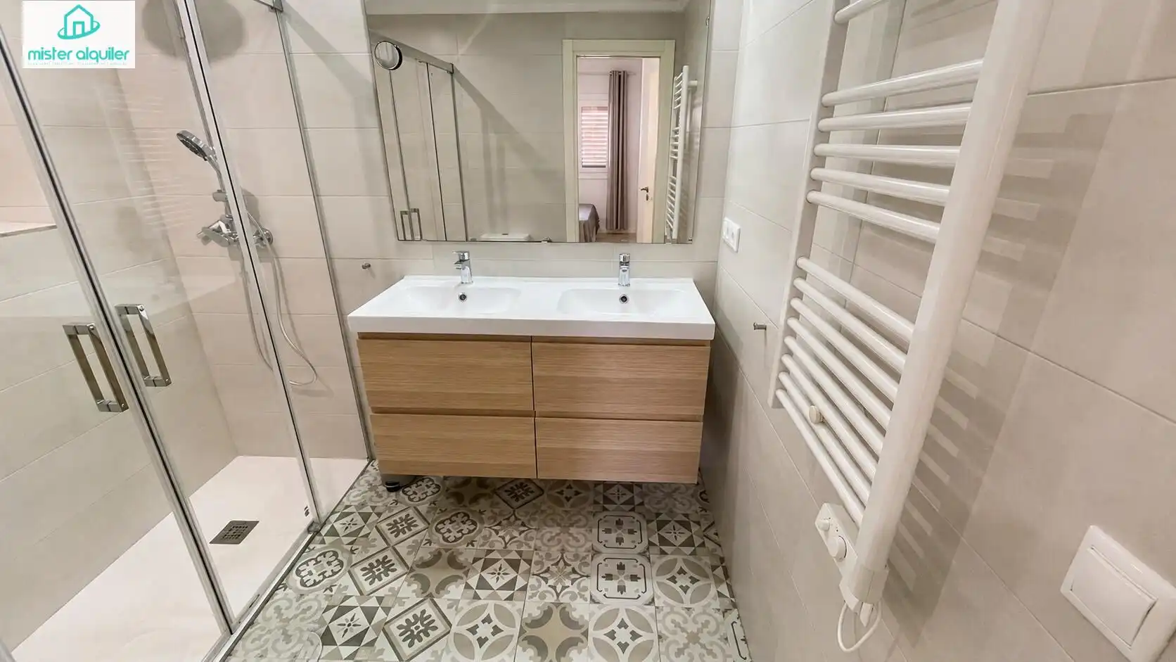 Badezimmer von Wohnungen zur Miete in El Campello mit Klimaanlage, Heizung und Terrasse