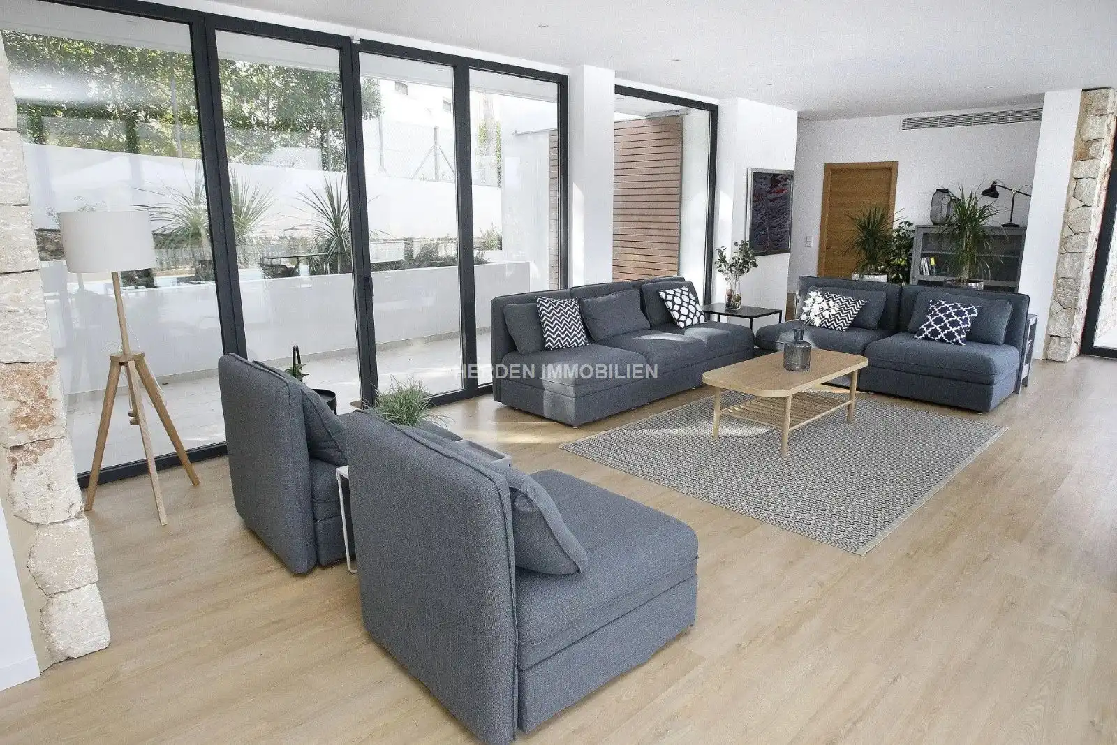 Sala d'estar de Casa o xalet de lloguer en Calvià amb Aire condicionat, Calefacció i Terrassa
