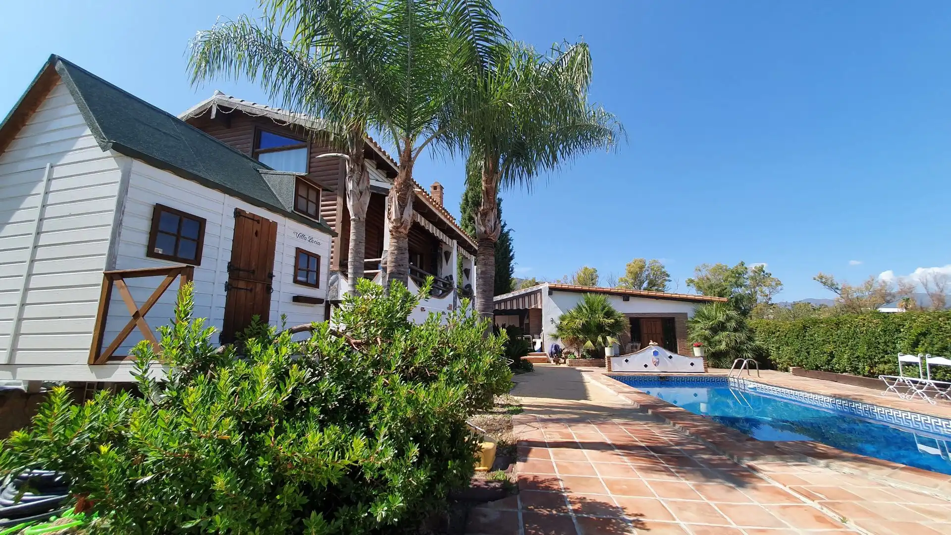Vista exterior de Finca rústica en venta en Alhaurín El Grande con Piscina