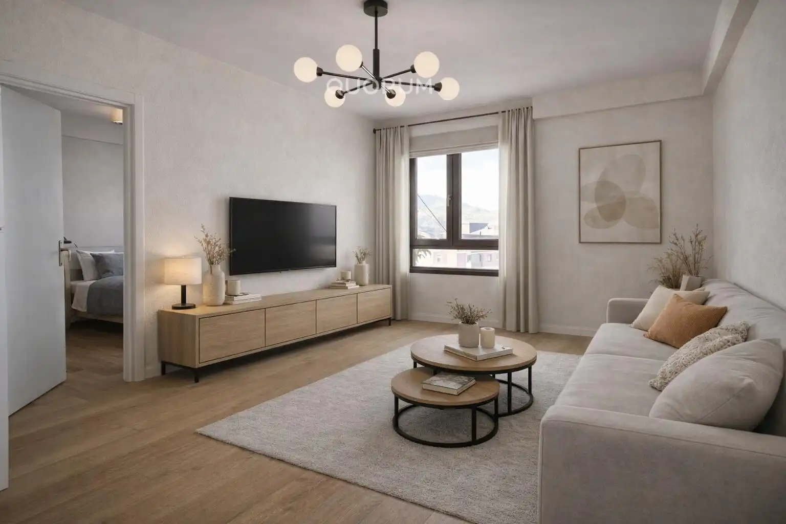 Sala de estar de Piso en venta en Bilbao  con Calefacción