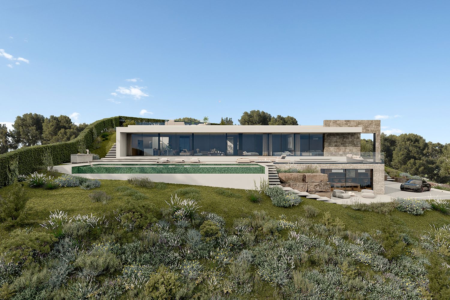 Exterior view of House or chalet for sale in Sant Andreu de Llavaneres  with Air Conditioner, Heating and Private garden