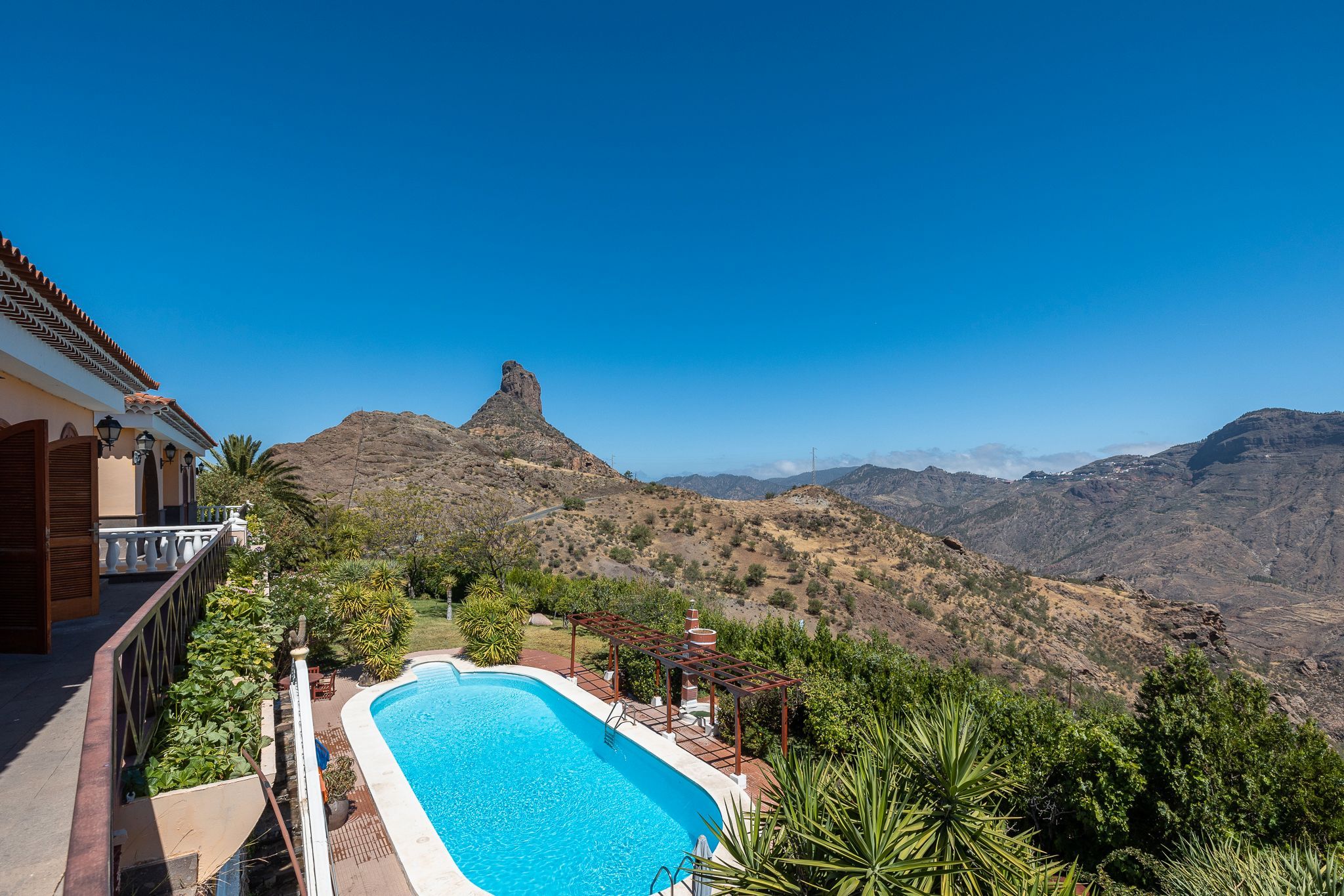 Swimming pool of House or chalet for sale in Tejeda  with Heating, Private garden and Terrace