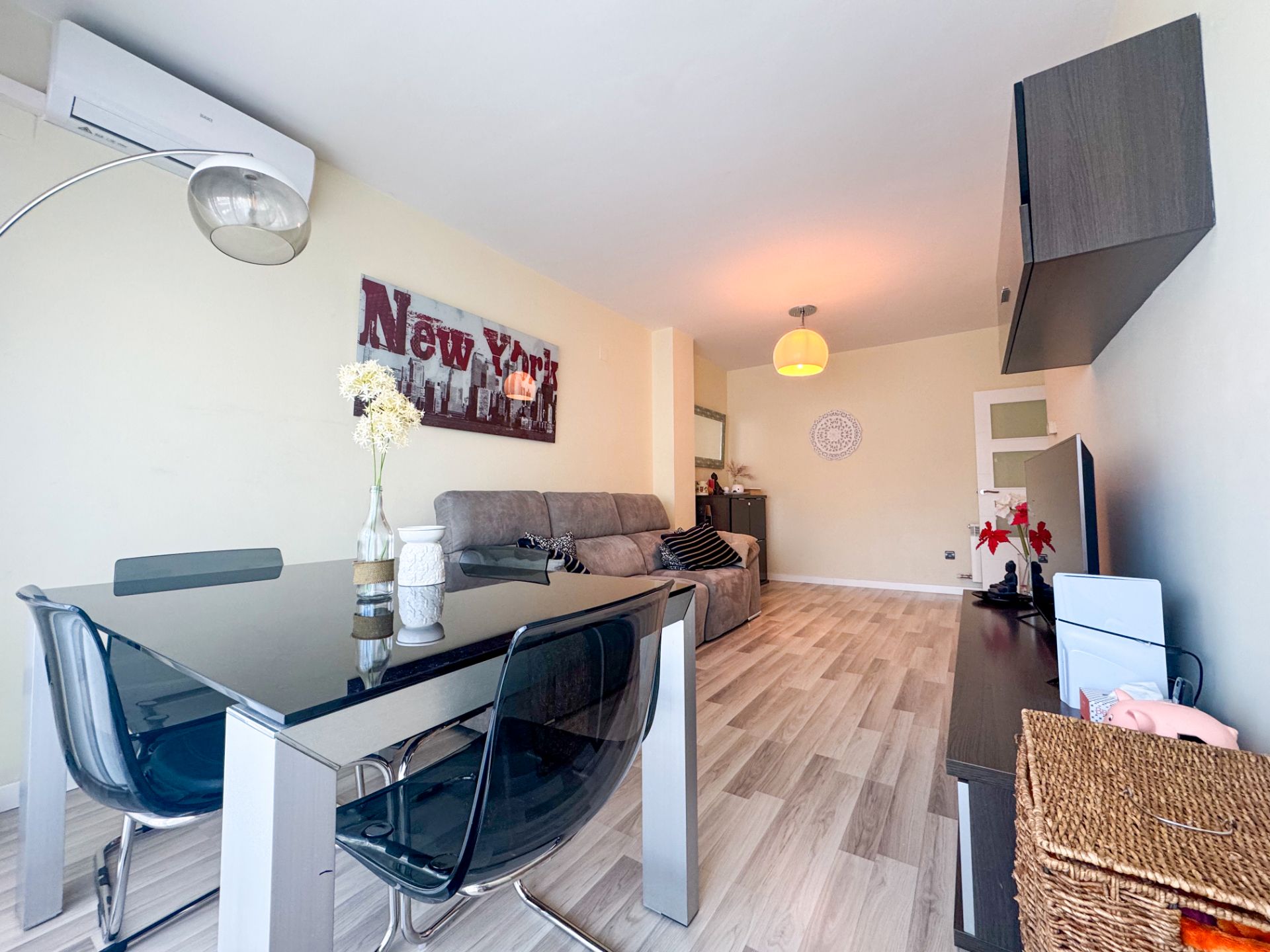 Living room of Flat for sale in Sentmenat  with Air Conditioner, Heating and Balcony