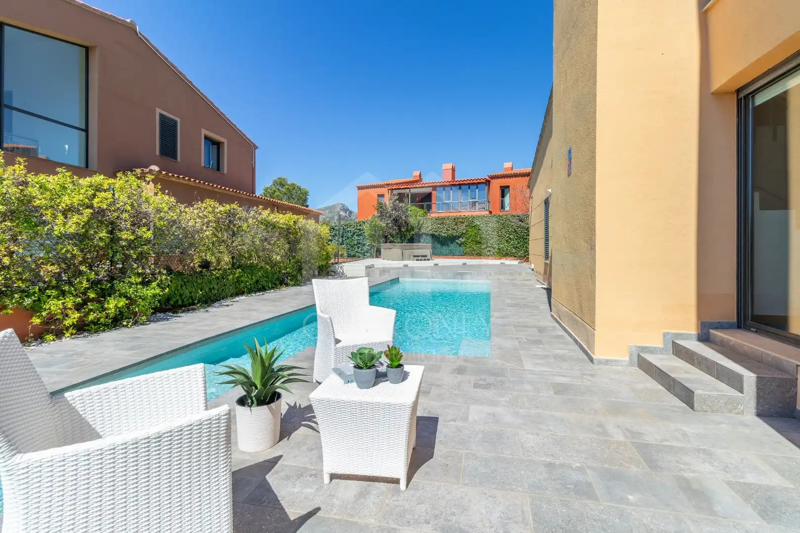 Terraza de Casa o chalet en venta en Mont-roig del Camp con Aire acondicionado, Calefacción y Jardín privado