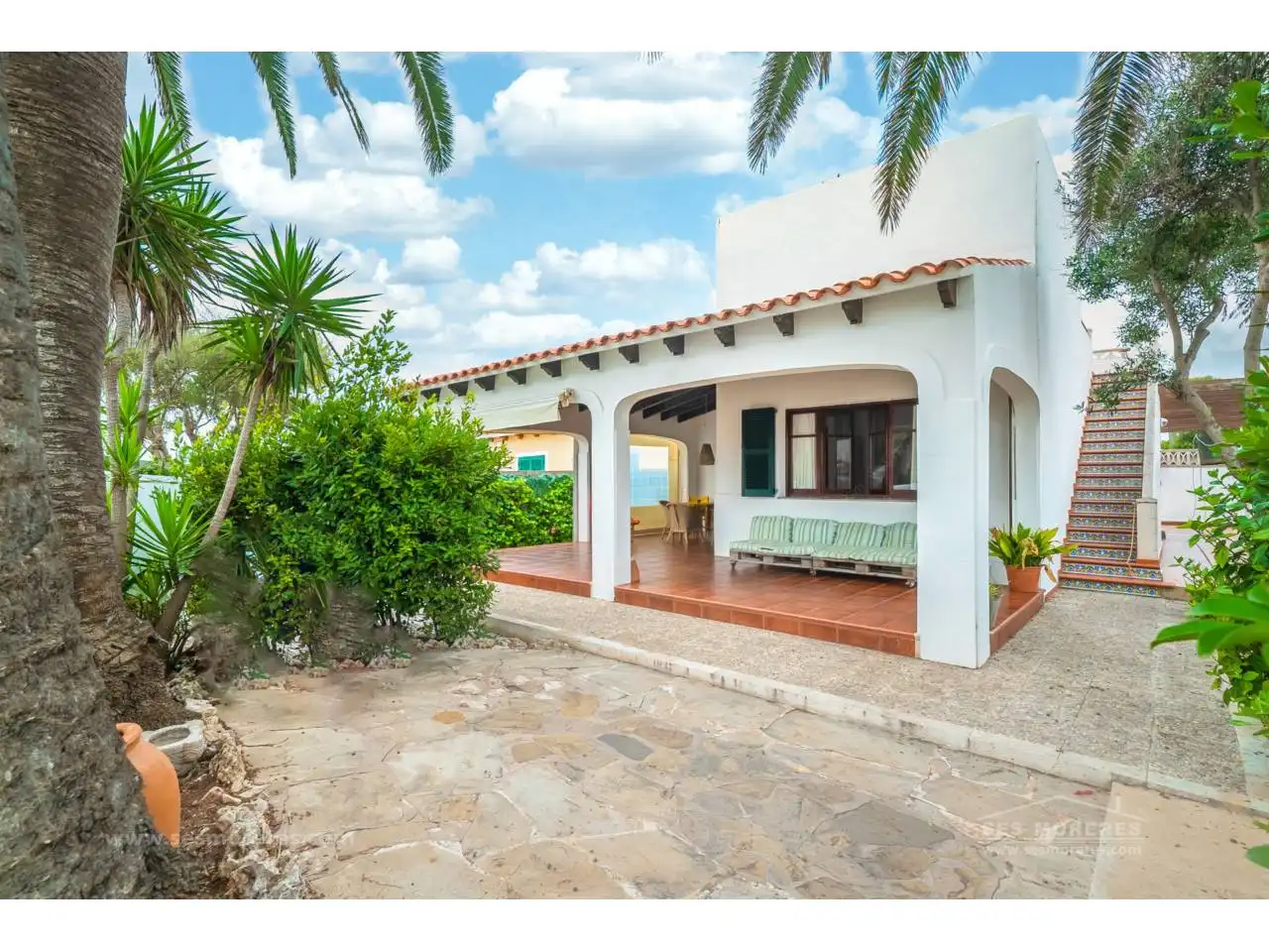Vista exterior de Casa o chalet en venta en Ciutadella de Menorca con Jardín privado y Piscina