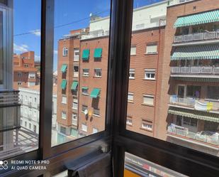 Exterior view of Flat to rent in  Madrid Capital  with Air Conditioner, Heating and Parquet flooring