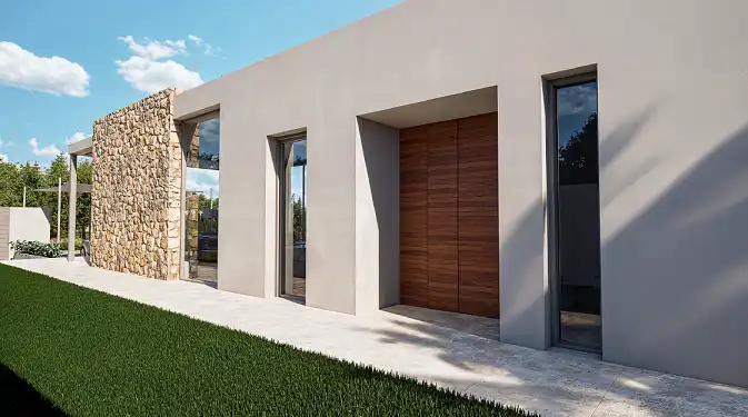 Exterior view of Houses for sale in Altea  with Air Conditioner, Heating and Private garden