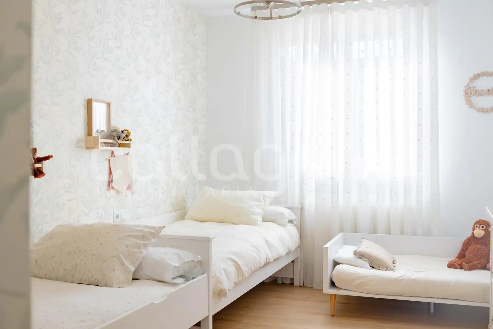 Habitación de Casa adosada en venta en Rocafort con Aire acondicionado, Calefacción y Jardín privado