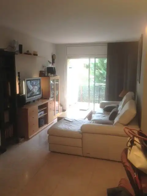 Sala de estar de Piso de alquiler en Sant Cugat del Vallès con Calefacción, Terraza y Horno