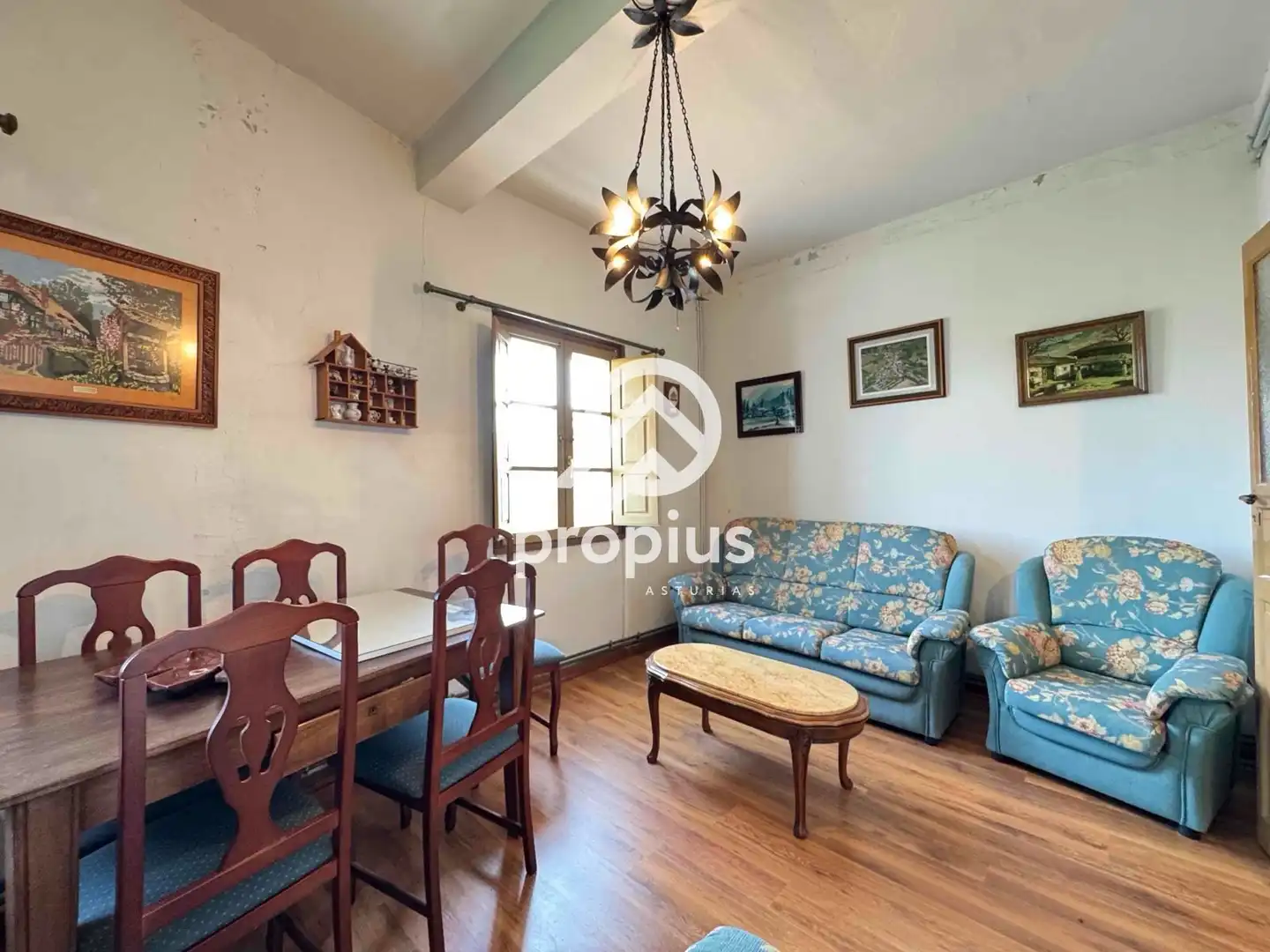 Living room of Flat for sale in Piloña  with Heating, Storage room and Balcony