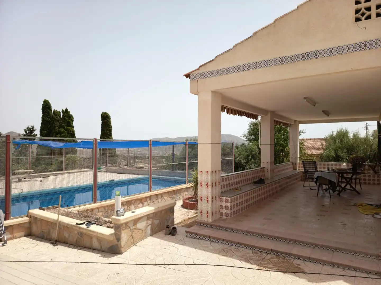 Terrassa de Casa o xalet en venda en Alicante / Alacant amb Jardí privat, Terrassa i Piscina