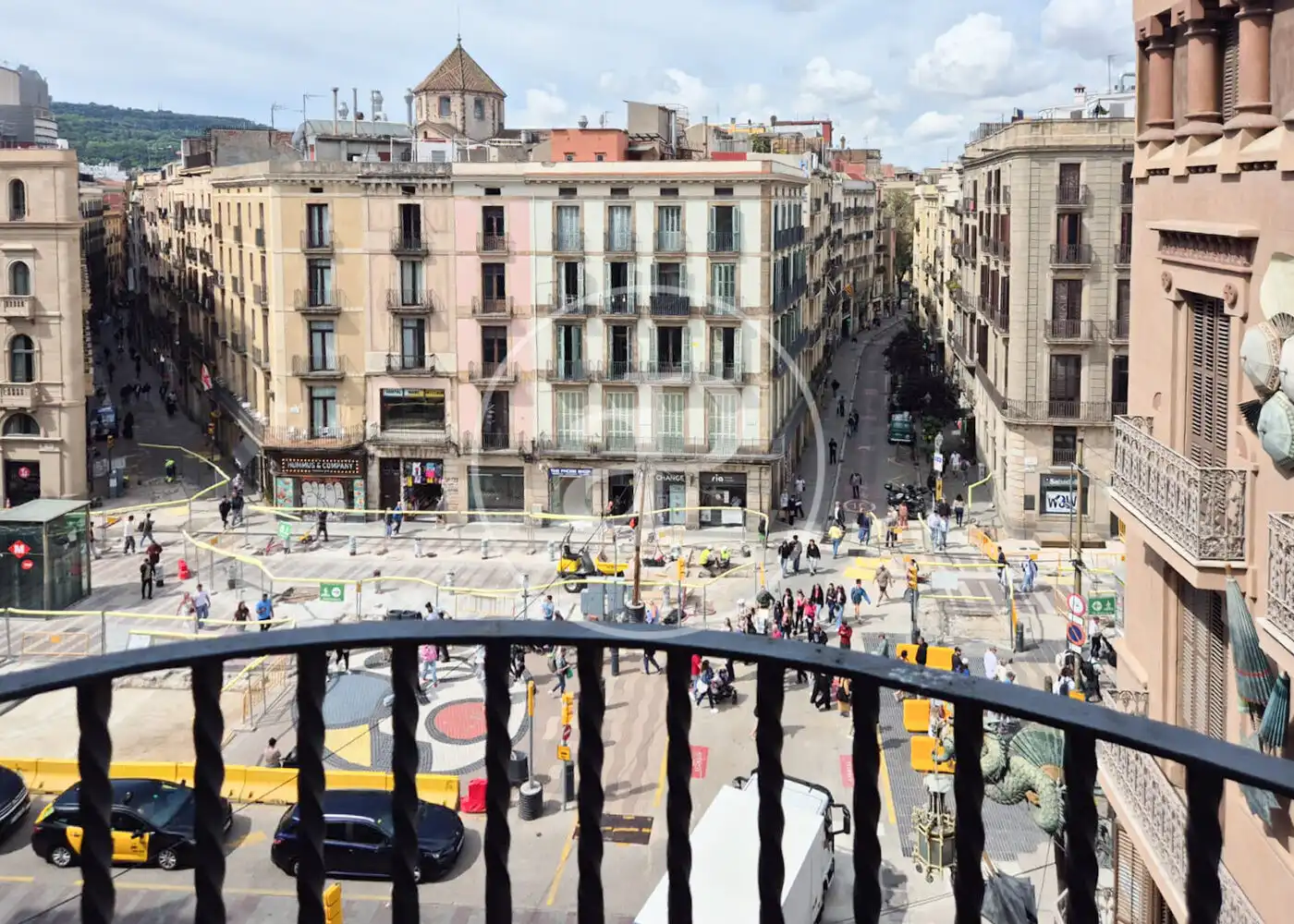Vista exterior de Piso de alquiler en Barcelona con Aire acondicionado, Calefacción y Amueblado