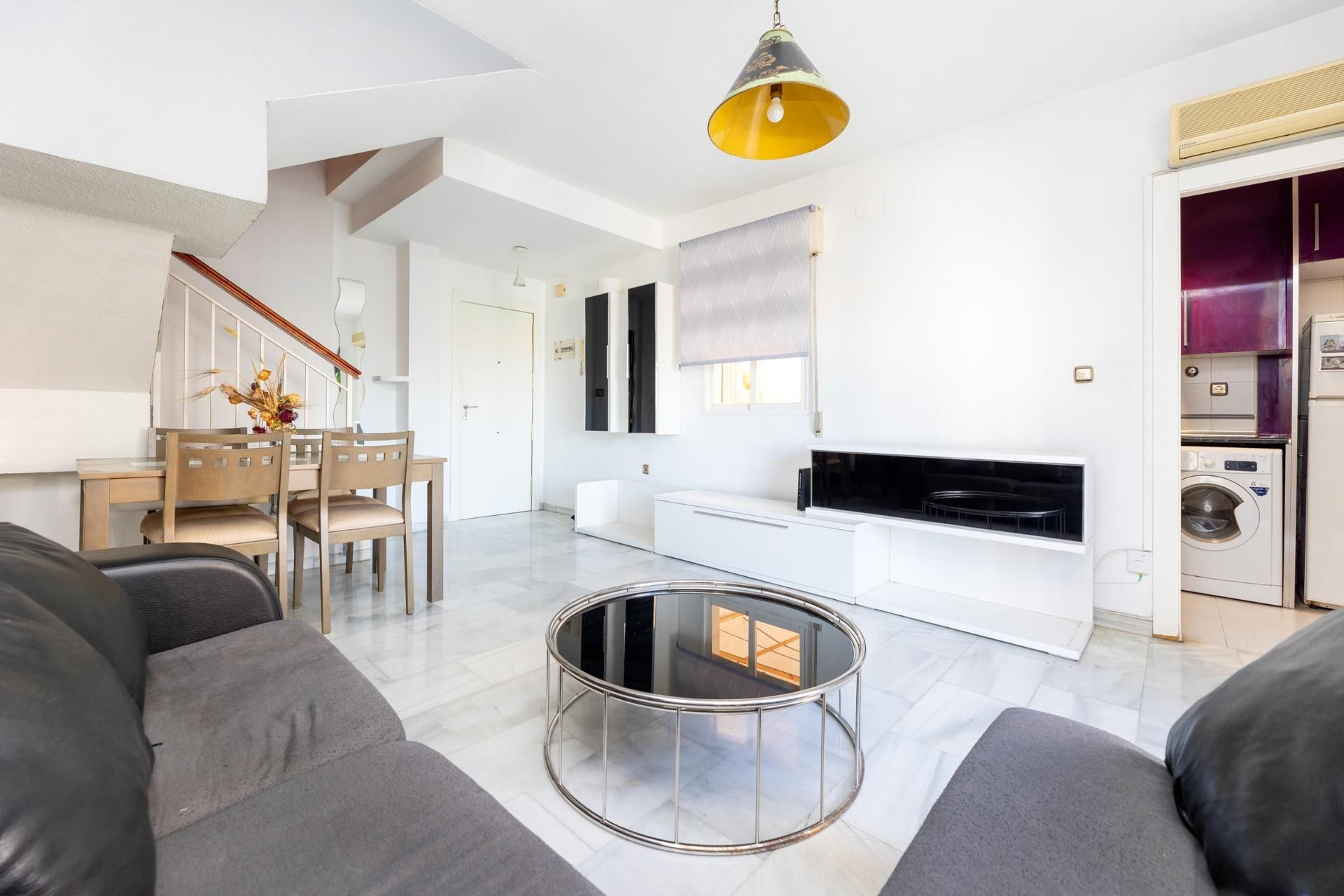 Living room of Duplex for sale in Gójar  with Air Conditioner, Terrace and Furnished