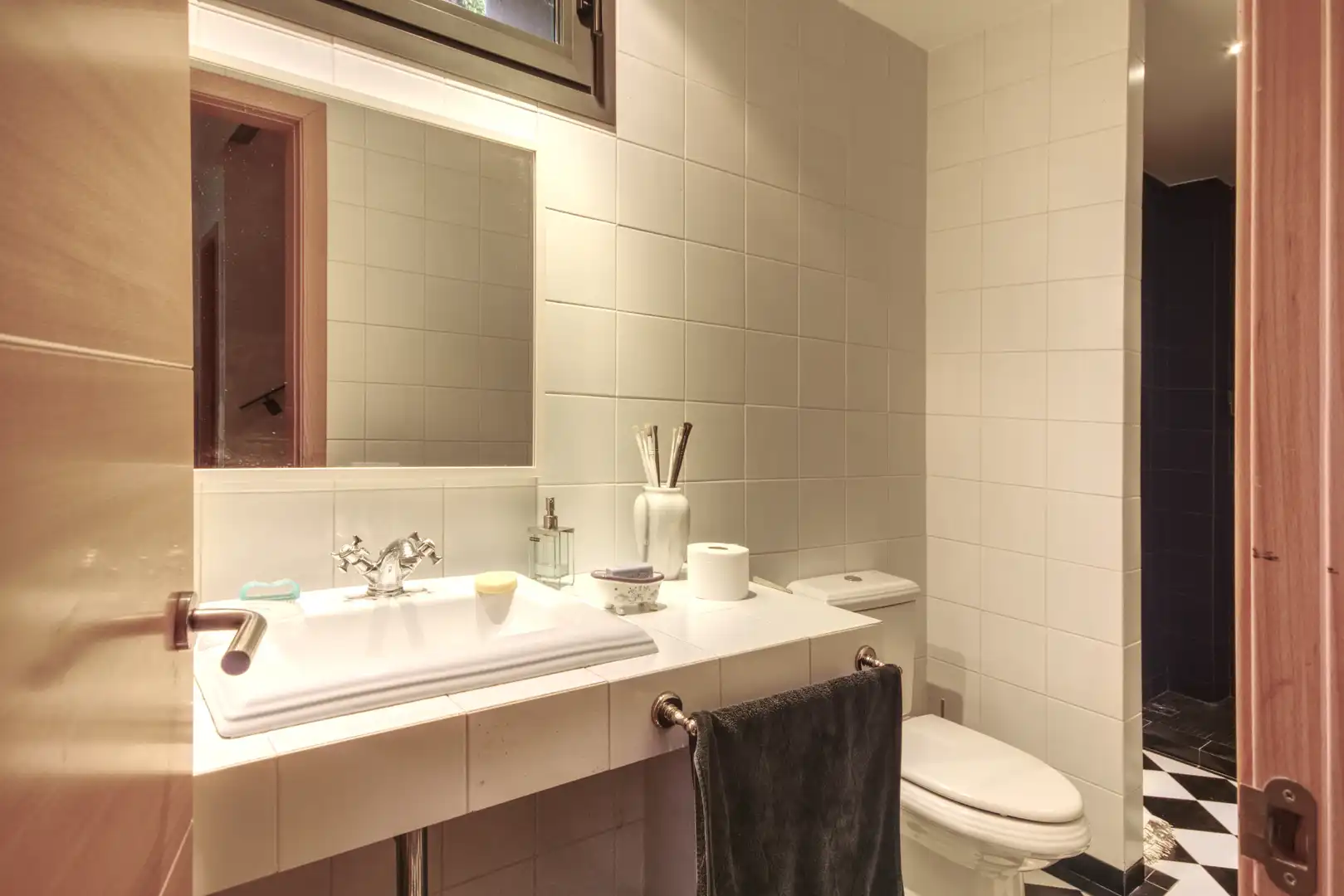 Badezimmer von Haus oder Chalet zum Verkauf in Sant Cugat del Vallès mit Klimaanlage, Heizung und Privatgarten