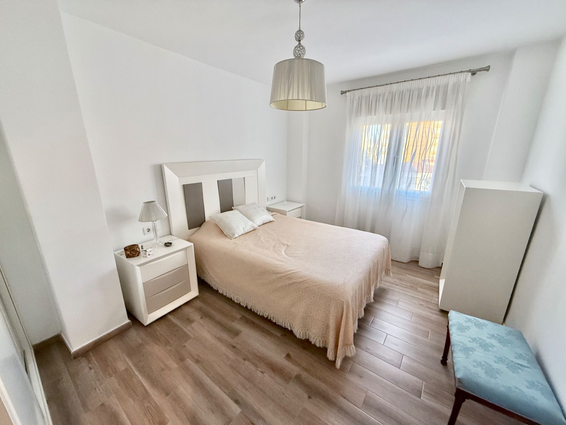 Bedroom of Flat to rent in Málaga Capital  with Air Conditioner, Terrace and Furnished