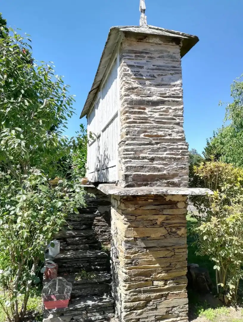 Vista exterior de Finca rústica en venta en Outeiro de Rei con Piscina y Amueblado