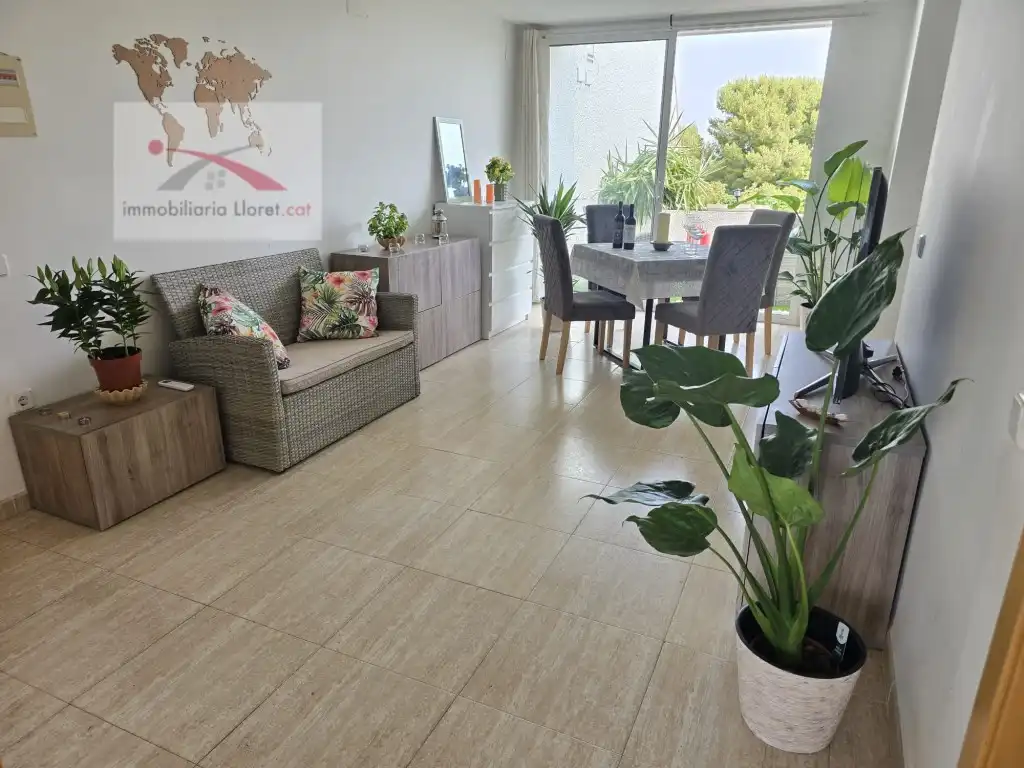 Sala de estar de Ático en venta en Vila-seca con Jardín privado, Terraza y Piscina