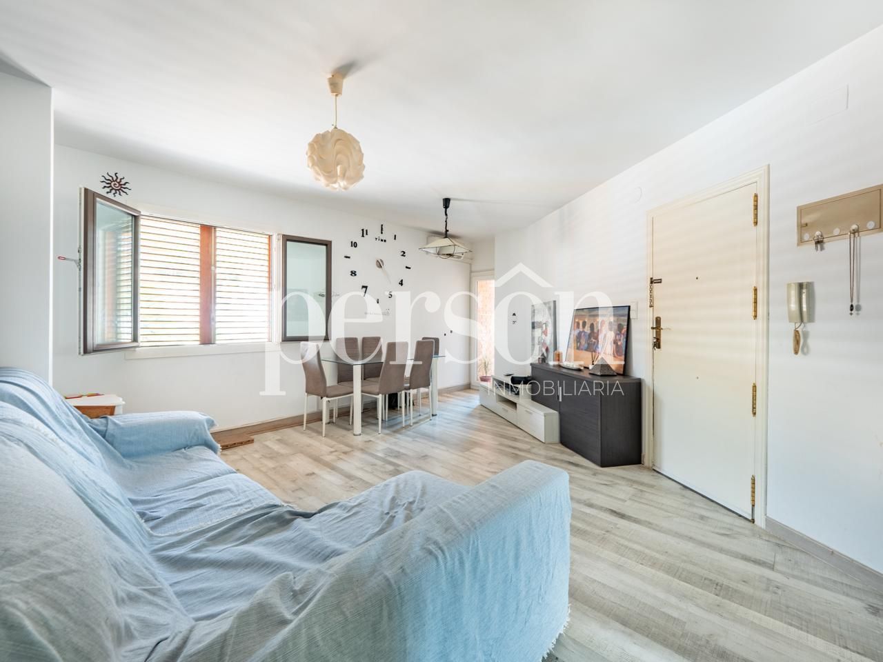 Living room of Flat for sale in Náquera  with Air Conditioner, Parquet flooring and Terrace