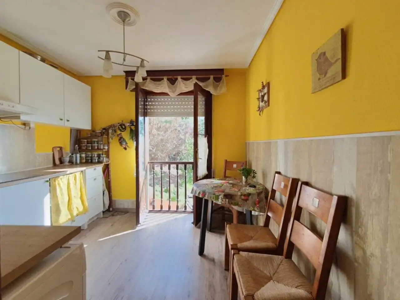 Cuina de Casa o xalet en venda en Muskiz amb Jardí privat i Terrassa
