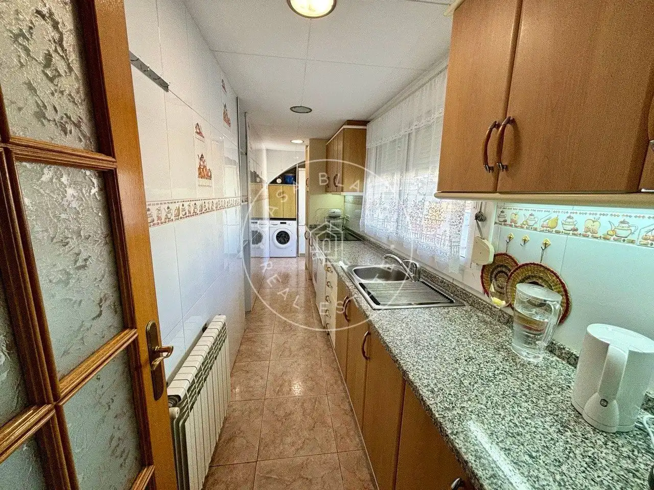 Küche von Maisonette zum Verkauf in Lloret de Mar mit Klimaanlage, Heizung und Abstellraum