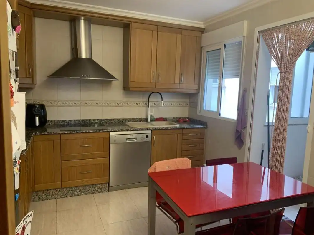 Kitchen of Flat for sale in Aspe  with Air Conditioner, Heating and Private garden