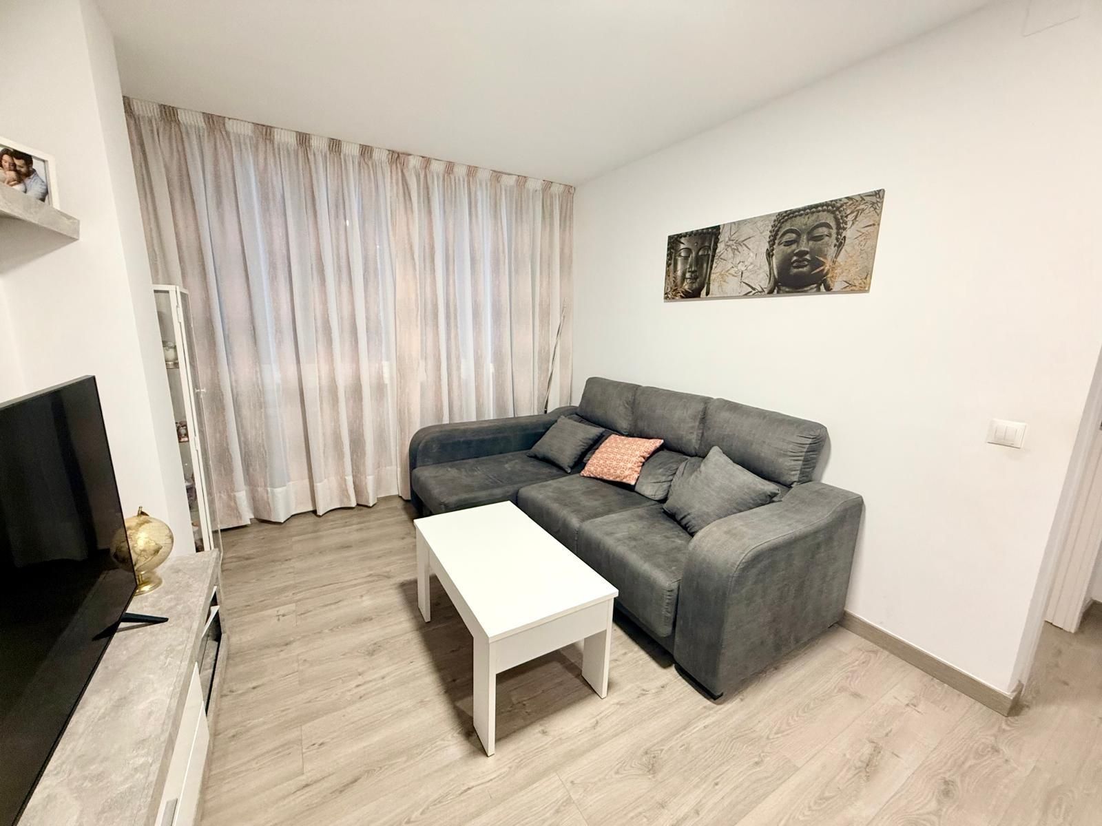 Sala d'estar de Pis en venda en Málaga Capital amb Aire condicionat i Terrassa