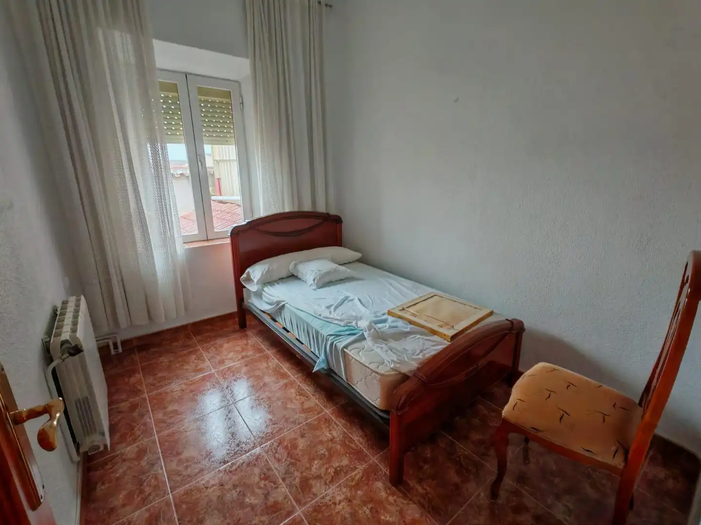 Bedroom of Flat for sale in Alcabón  with Heating, Terrace and Furnished