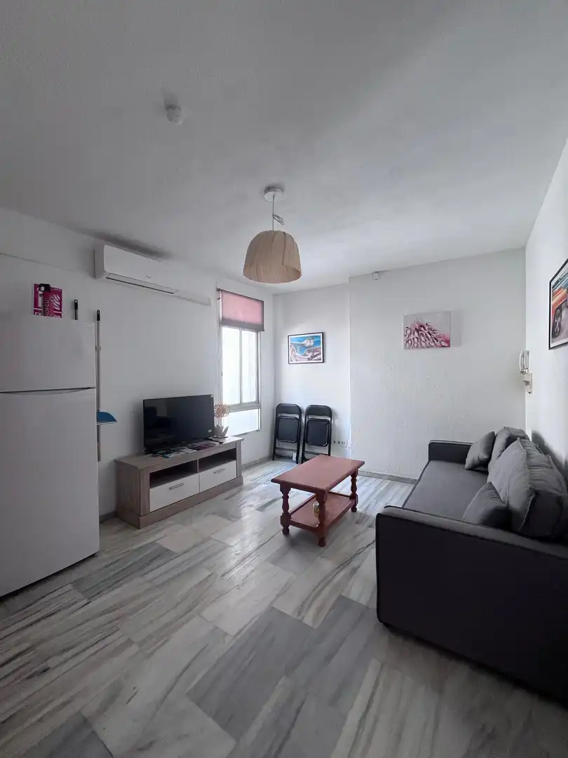 Sala d'estar de Àtic de lloguer en  Granada Capital amb Aire condicionat, Terrassa i Moblat