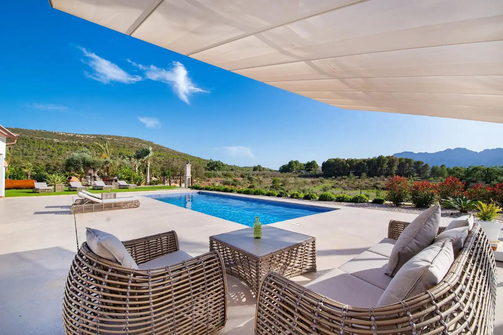 Terraza de Casa o chalet de alquiler en Llíber con Aire acondicionado, Calefacción y Jardín privado