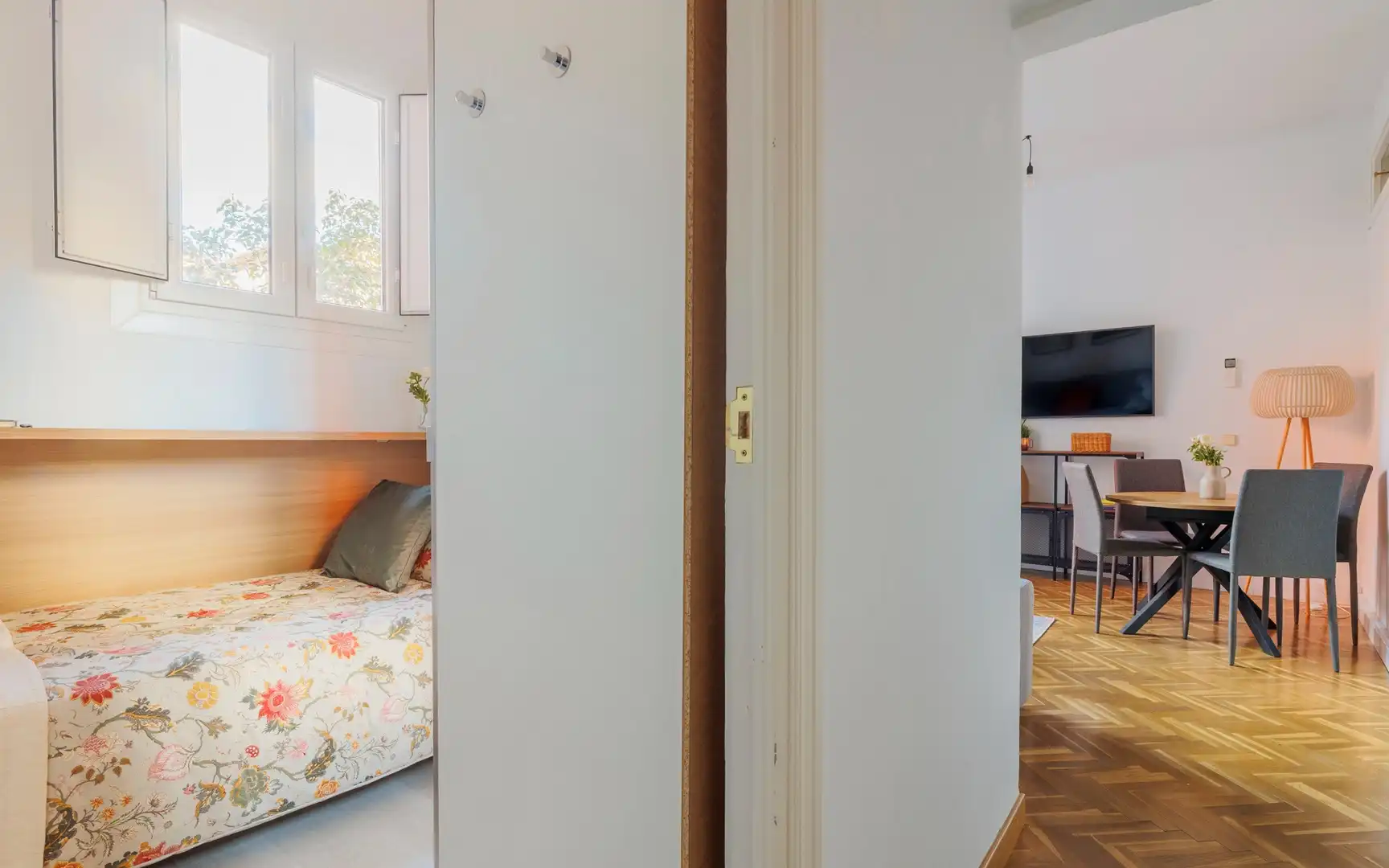 Habitación de Piso de alquiler en Madrid con Aire acondicionado, Calefacción y Amueblado
