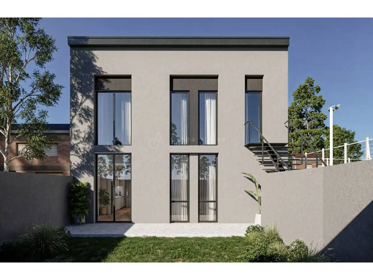 Exterior view of Flat for sale in Centelles  with Private garden
