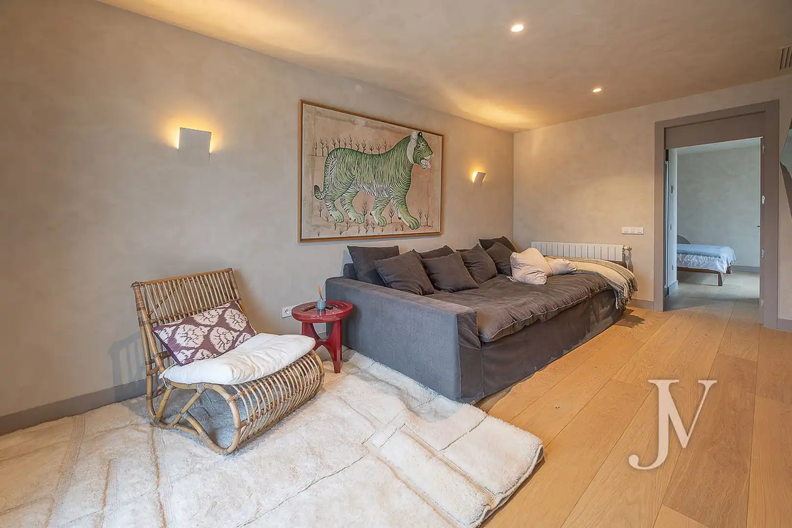 Bedroom of Houses for sale in Madrid  with Air Conditioner, Heating and Private garden