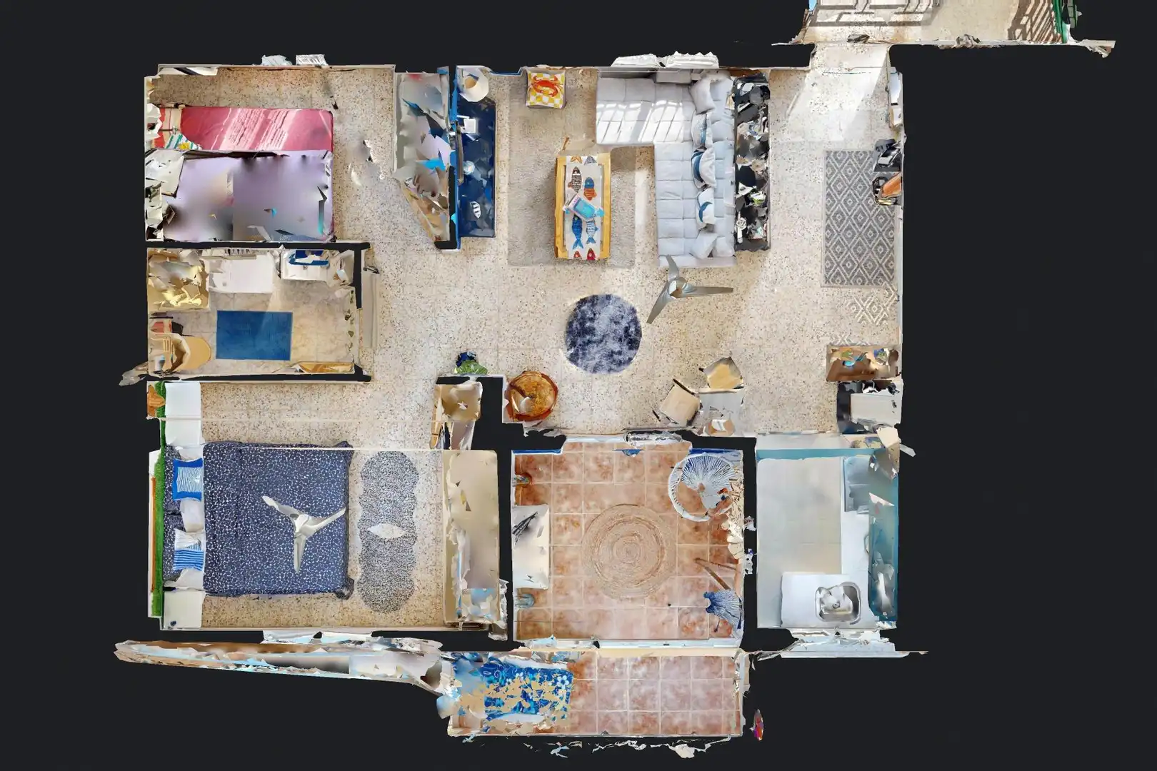 Dormitori de Apartament en venda en Cartagena amb Aire condicionat, Terrassa i Balcó