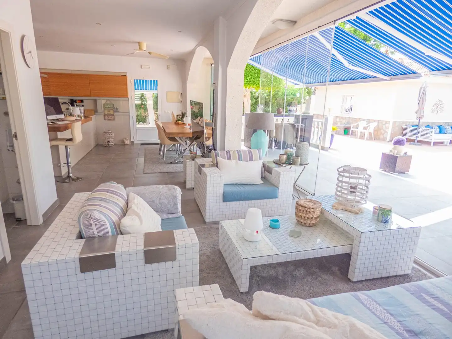 Terraza de Casa o chalet en venta en Rojales con Jardín privado, Terraza y Piscina