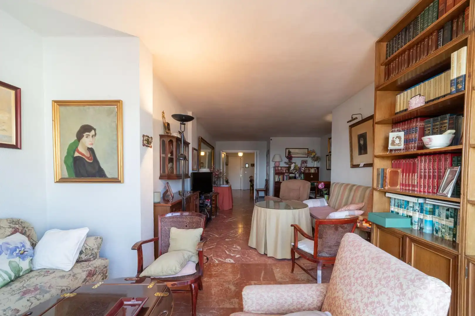 Sala de estar de Piso en venta en Málaga con Balcón