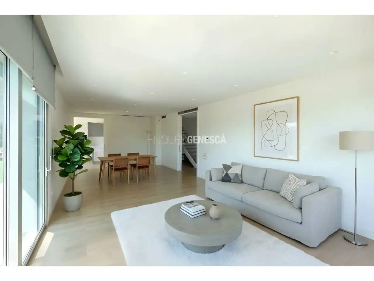 Sala d'estar de Casa o xalet en venda en Matadepera amb Aire condicionat, Calefacció i Jardí privat