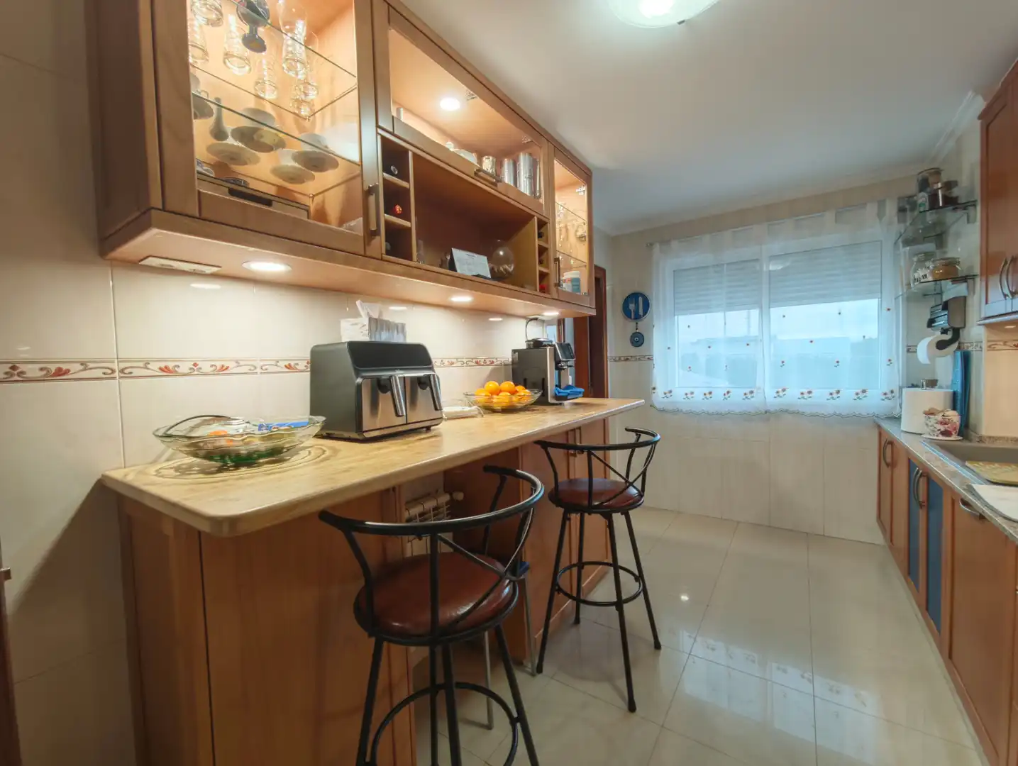 Cocina de Piso en venta en Narón con Calefacción, Parquet y Trastero