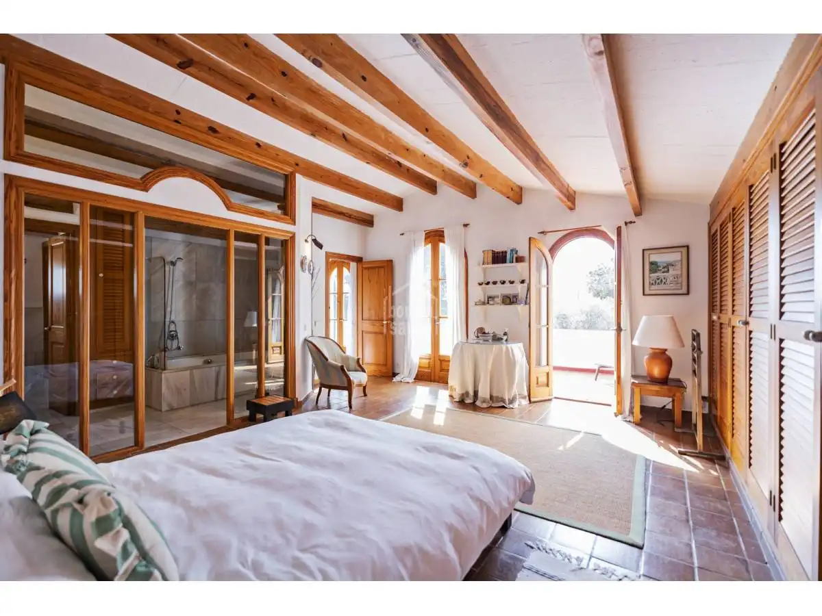 Bedroom of Country homes for sale in Maó - Mahón  with Private garden, Terrace and Swimming Pool