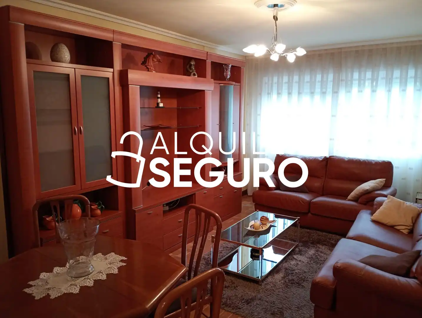 Wohnzimmer von Wohnung zur Miete in Vitoria - Gasteiz mit Heizung, Terrasse und Möbliert