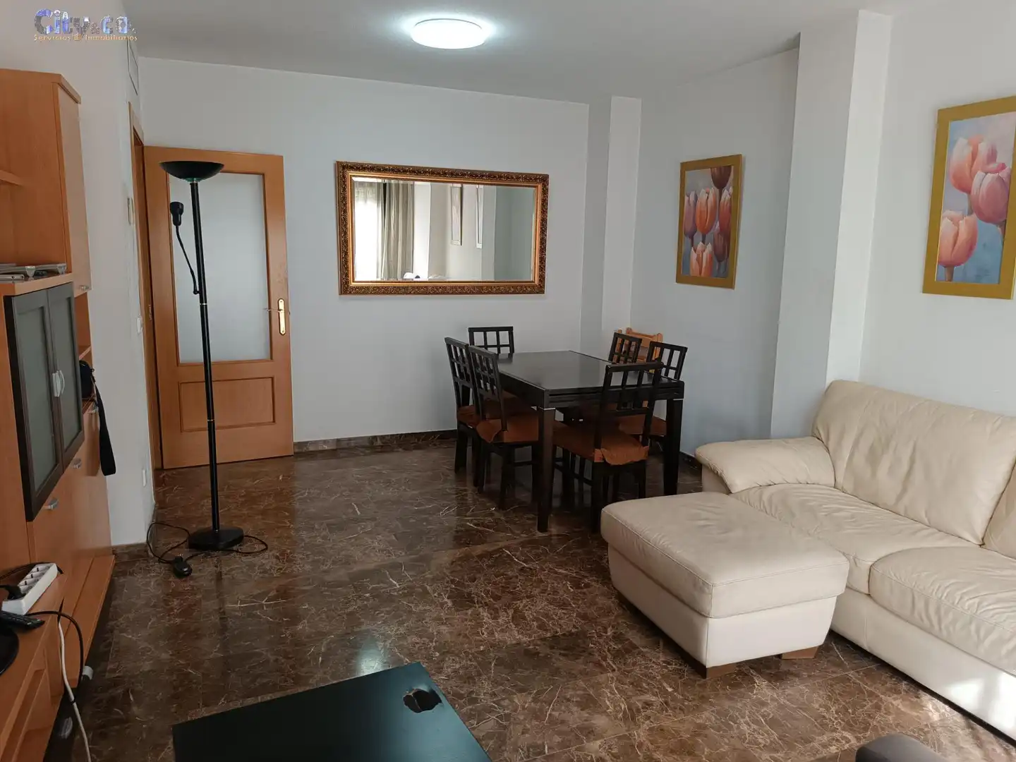 Wohnzimmer von Wohnung zur Miete in Murcia mit Klimaanlage und Möbliert