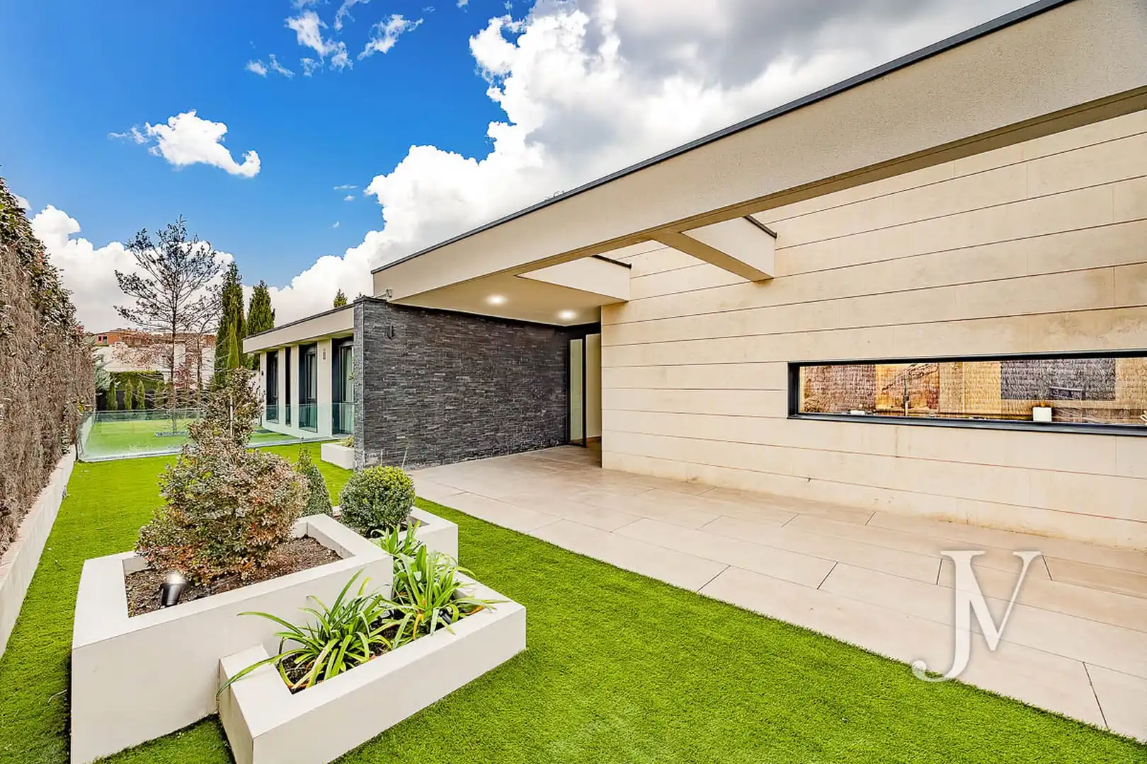 Vista exterior de Casa o chalet en venta en Boadilla del Monte con Aire acondicionado, Calefacción y Jardín privado