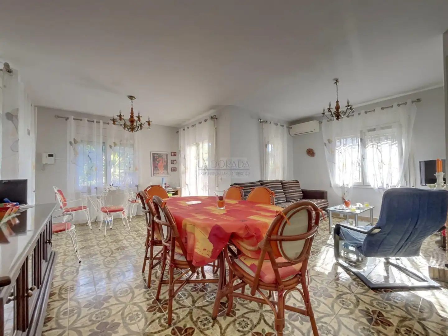 Dining room of Houses for sale in Cambrils  with Air Conditioner, Heating and Private garden